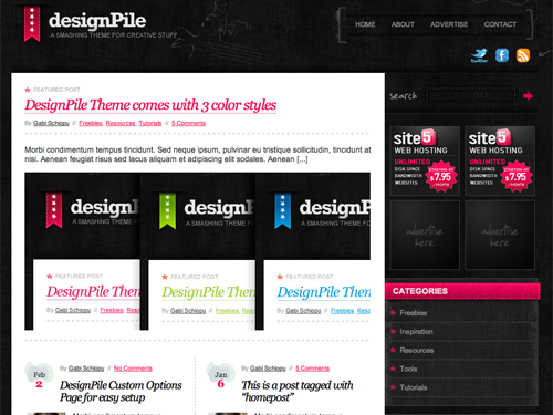 Designpile WordPress Theme