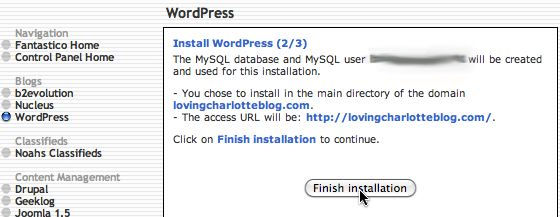 How to install wordpress