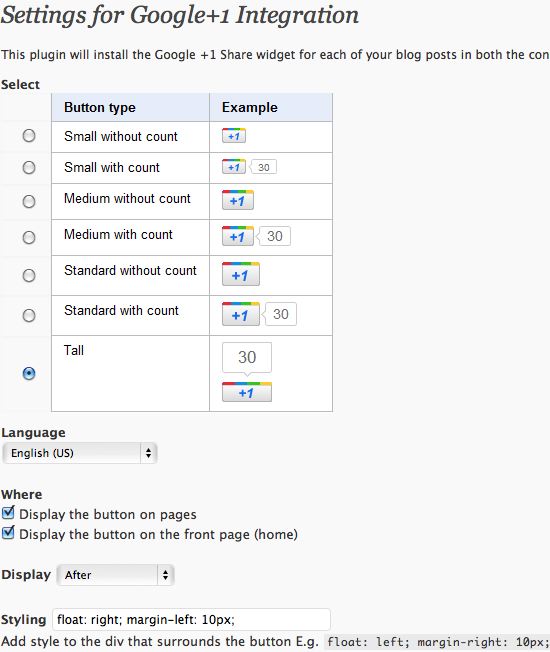 How to add a Google +1 button to your blog