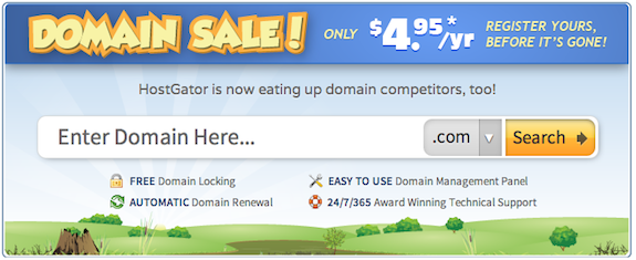 Domain Sale by HostGator