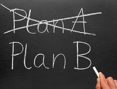 Crossing Out Plan A And Writing Plan B On A Blackboard. | John Chow Dot Com