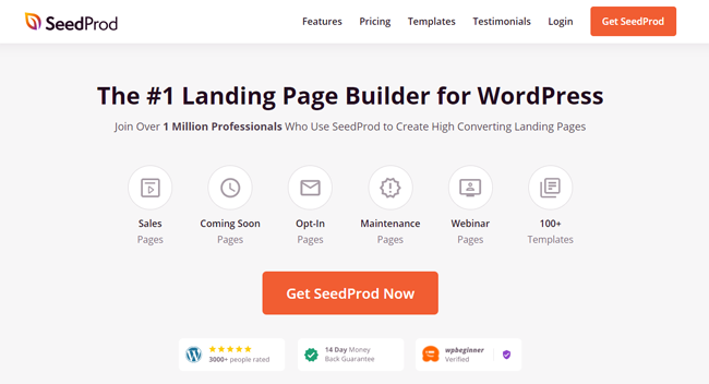 The best WordPress page builder plugin on the market, Seedprod