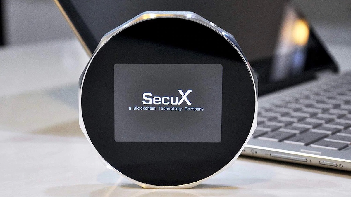 secux v20 crypto-asset hardware wallet