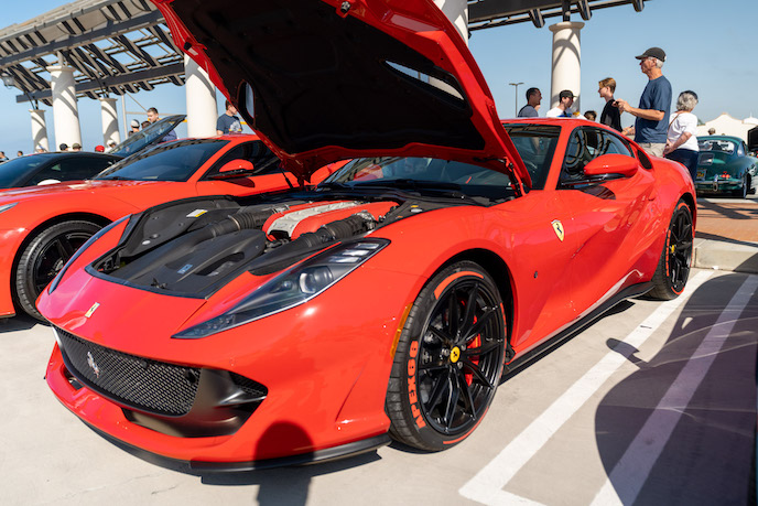 Ferrari 812 Superfast at South OC Cars and Coffee