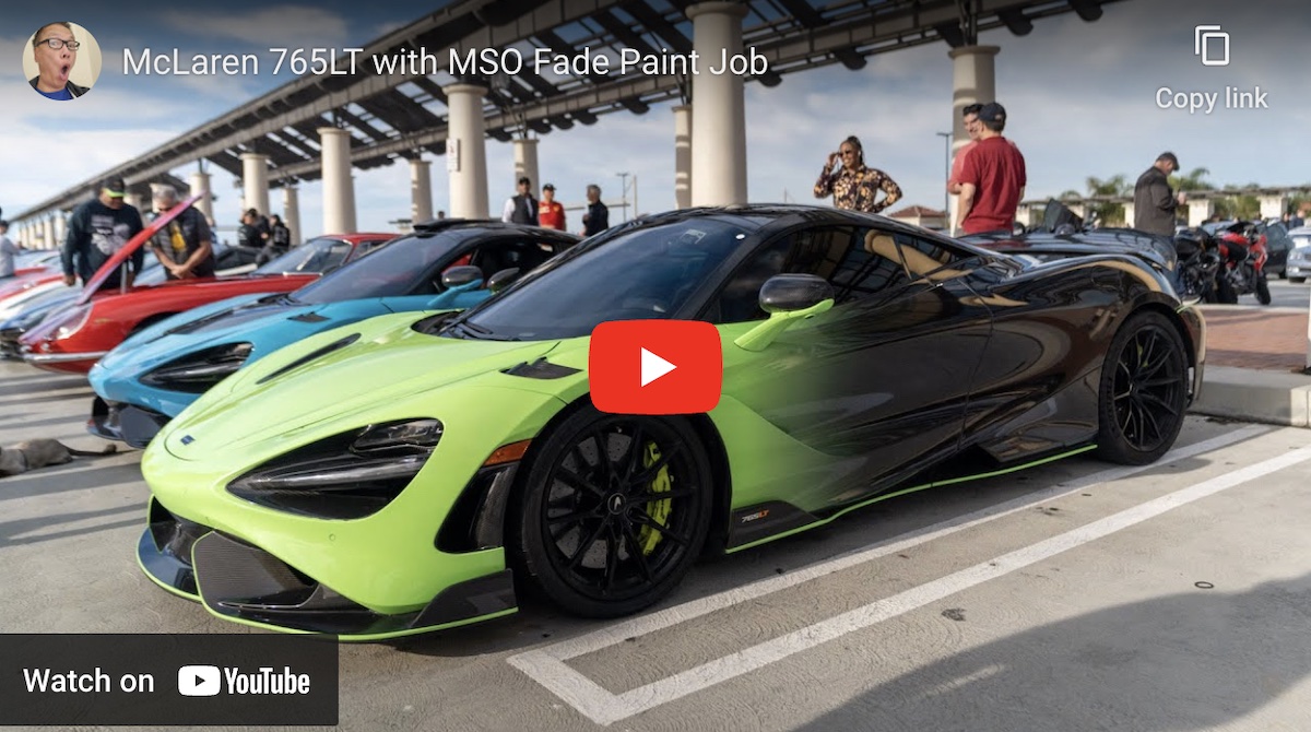 Mclaren Lt Supercar With Mso Fade Paint Job